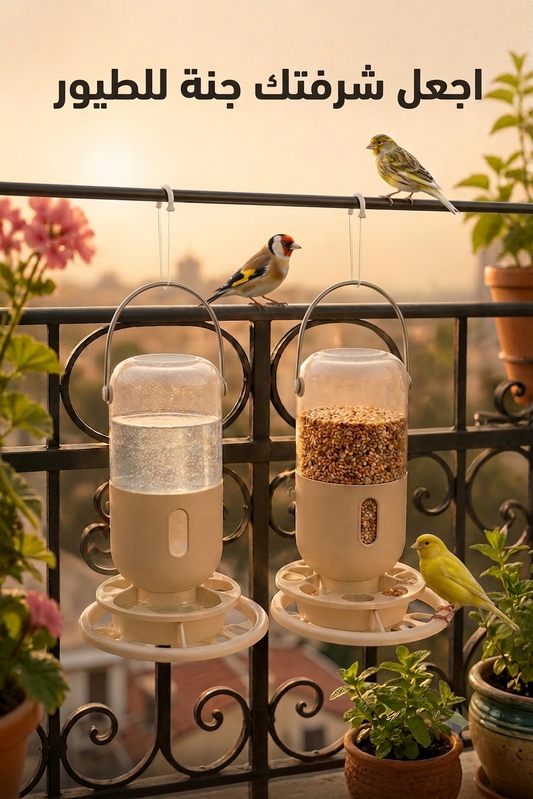 مأكل و مشرب الطيور🕊️ باك الصدقة الجارية ✨ بسومة هبال